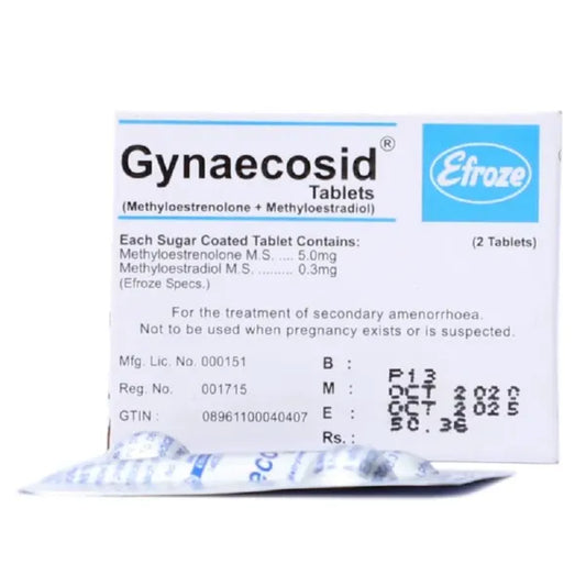 Gynaecosid (5.0/0.3mg) 2 Tablets