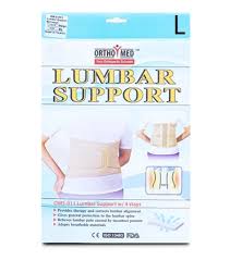 ORTHO MED LUMBAR SUPPORT (ALL SIZE)