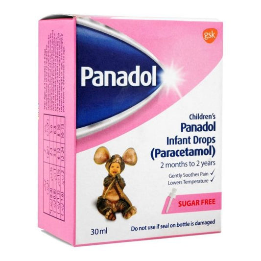 Children`s Panadol (80mg/0.8ml) 30ml Infact Drops