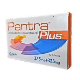 PANTRA PLUS (37.5/325MG) 10 TABLETS