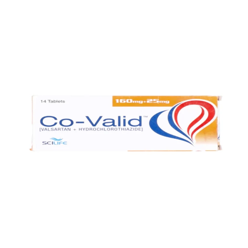 Co-Valid (160/25mg) 14 Tablets