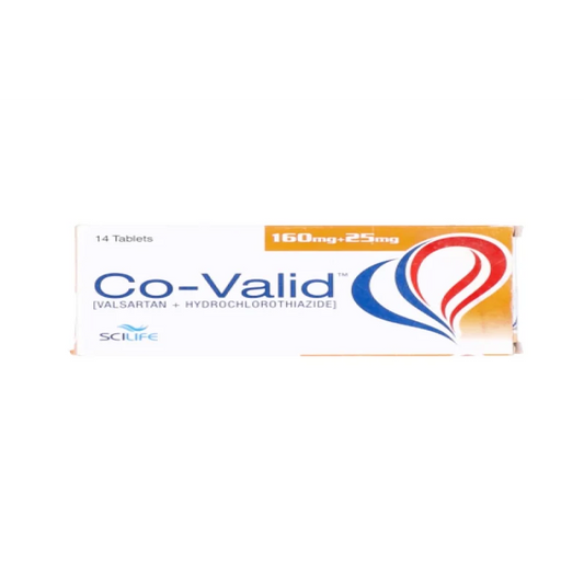 Co-Valid (160/25mg) 14 Tablets