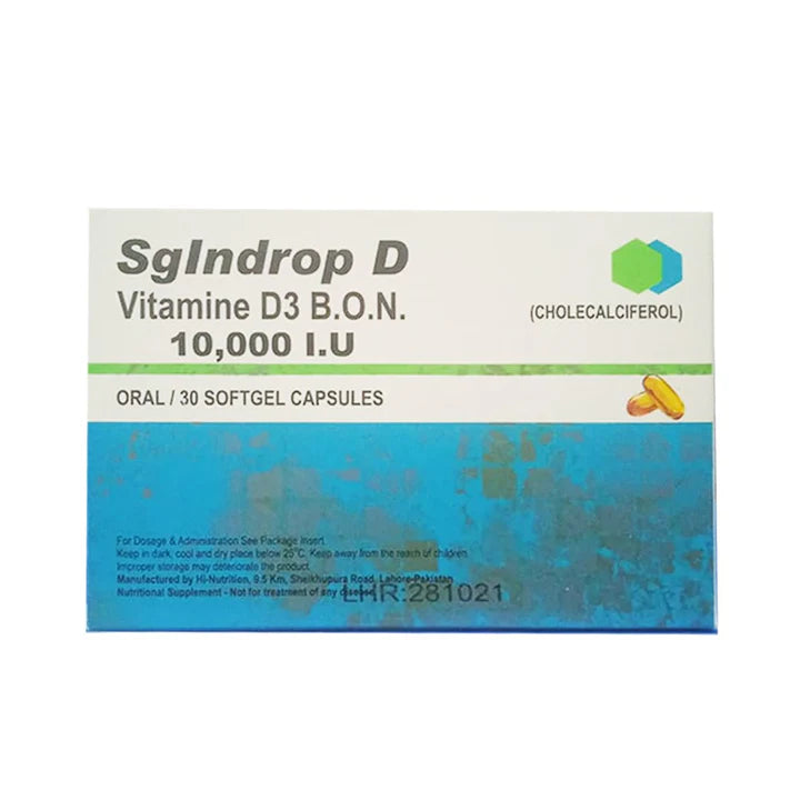 SGINDROP D (10,000IU) 30 CAPSULES