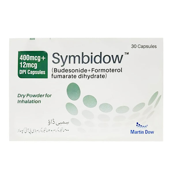 SYMBIDOW (400/12MCG) 30 CAPSULES