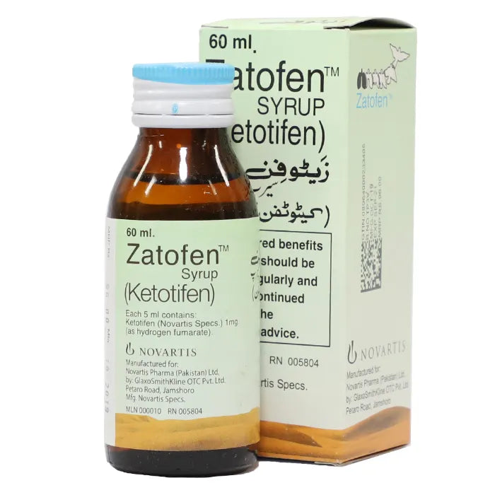 Zatofen (250mg/5ml) 60ml Suspension